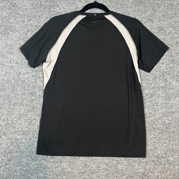 Nike Shirt Womens Medium Black Crewneck Short Sleeve Performance Stretch - Picture 10 of 11